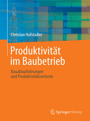 cover image of Produktivität im Baubetrieb